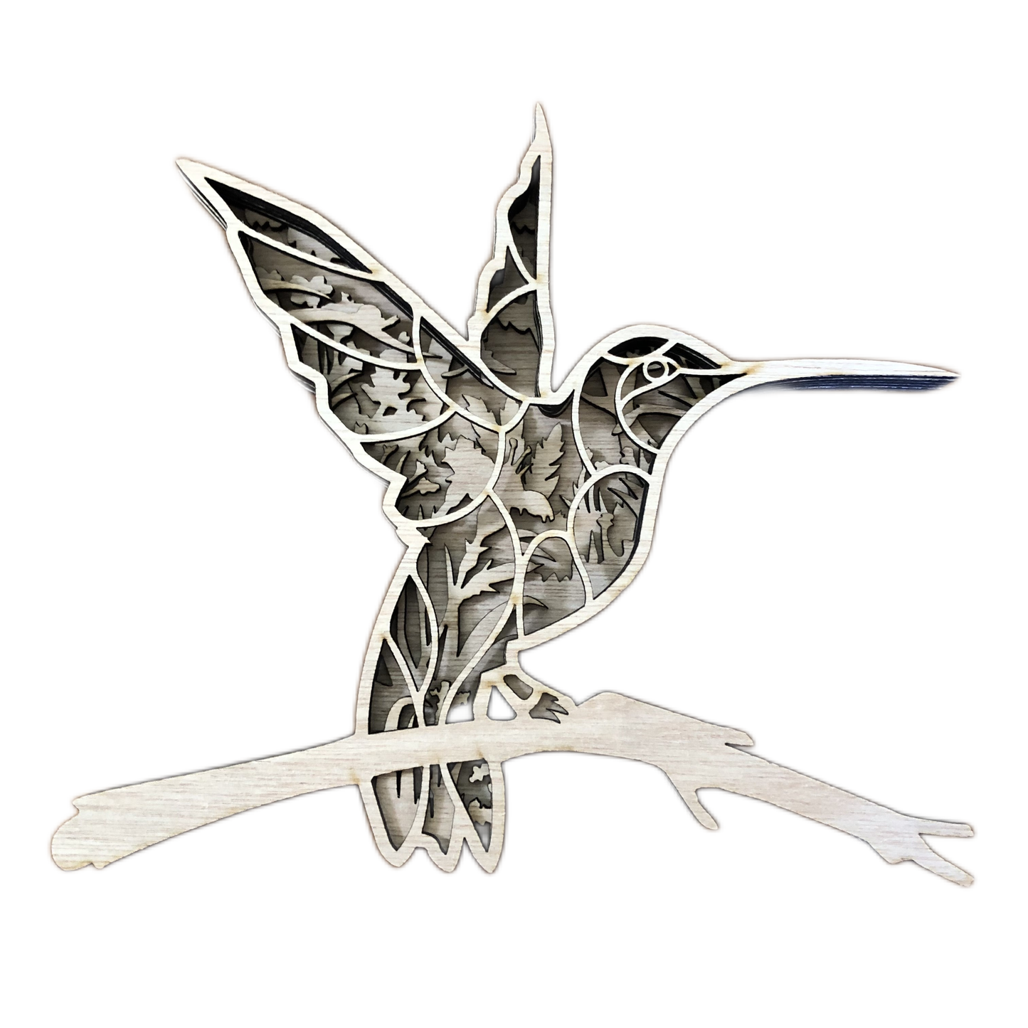 Hummingbird 3D Laser Cut