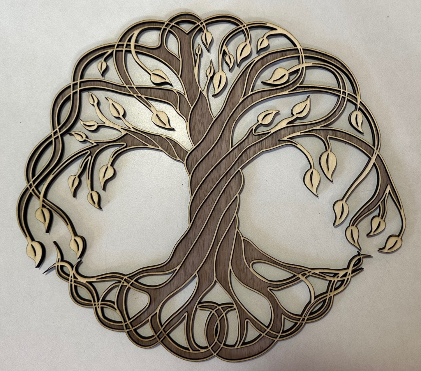 Layered Tree of Life Mandala Inspired