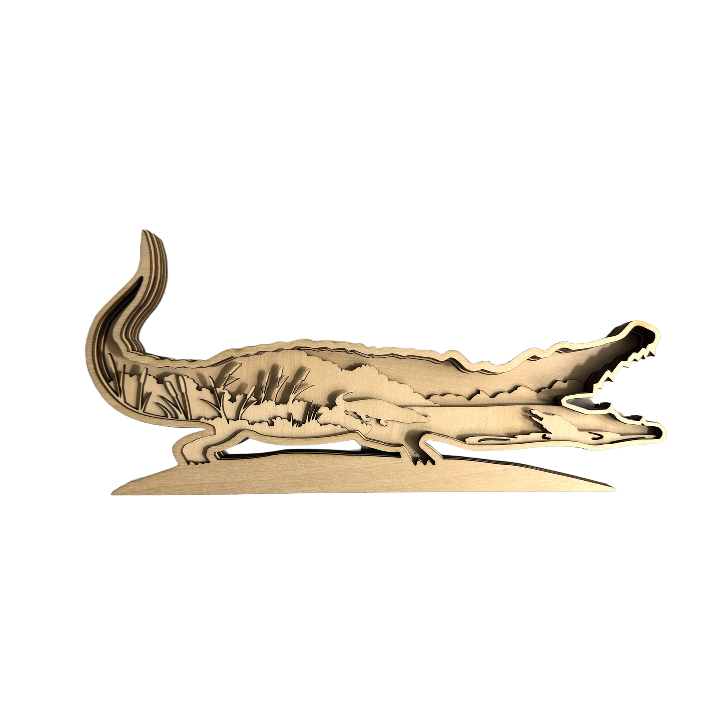 Alligator 3D Laser Cut