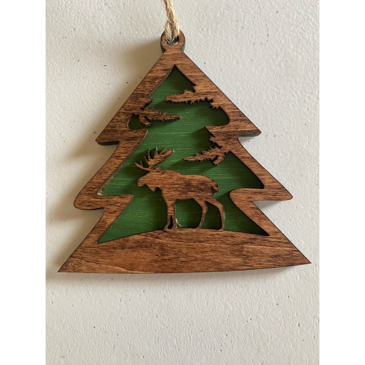 Christmas Snowflake Ornament - Tree Shape