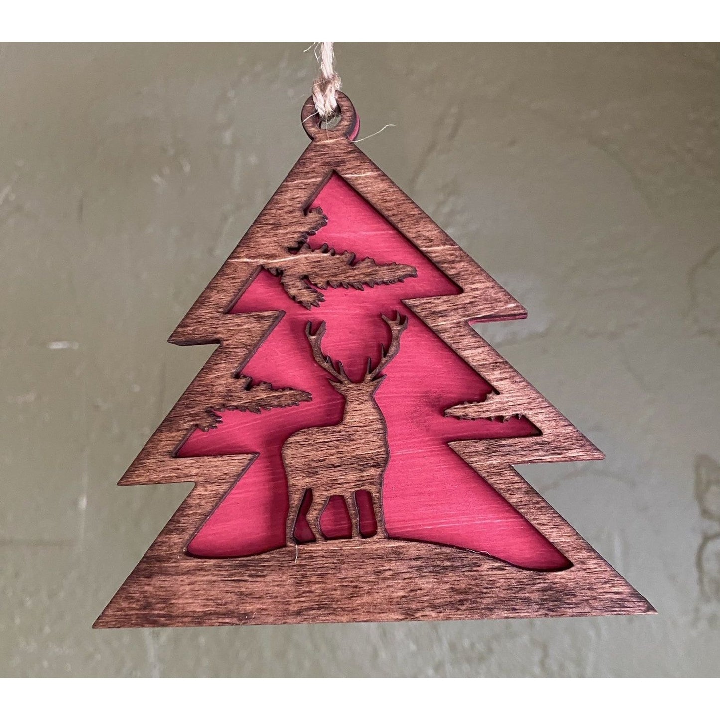 Christmas Snowflake Ornament - Tree Shape