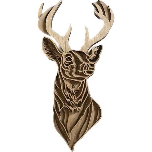 Mountain Deer 3D Mandala Inspired