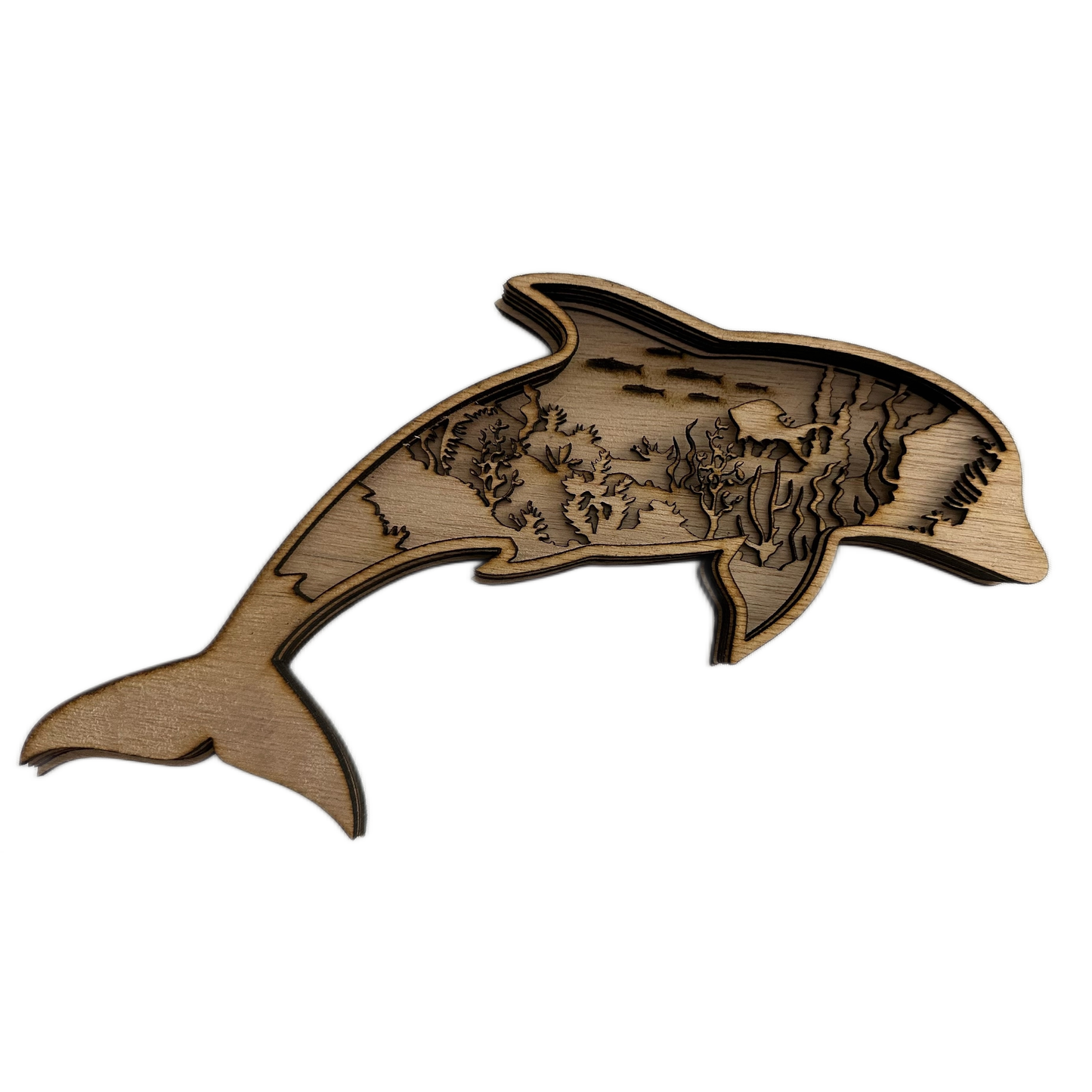 Dolphin 3D Laser Cut