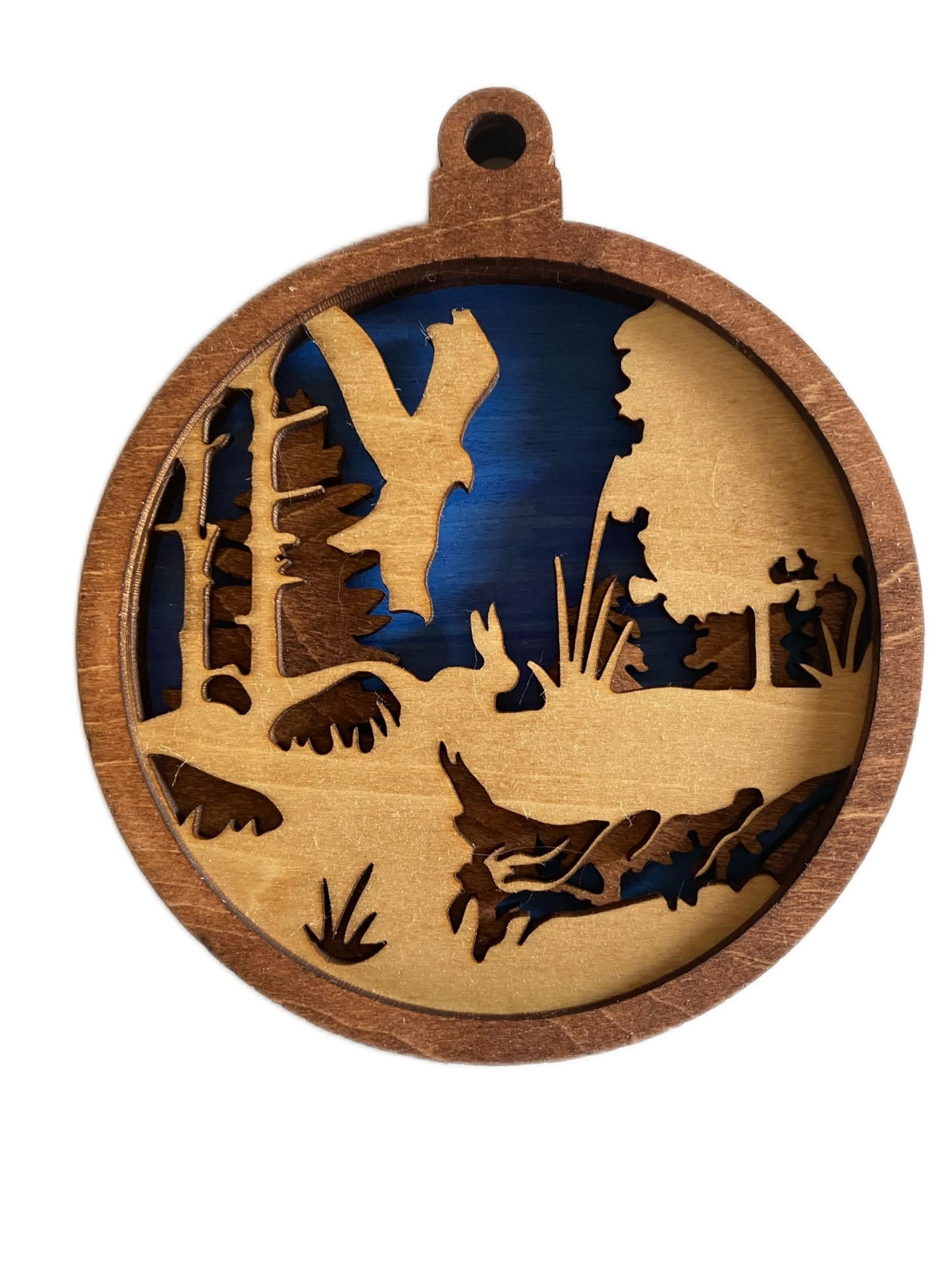 Christmas Snowflake Ornament - Round
